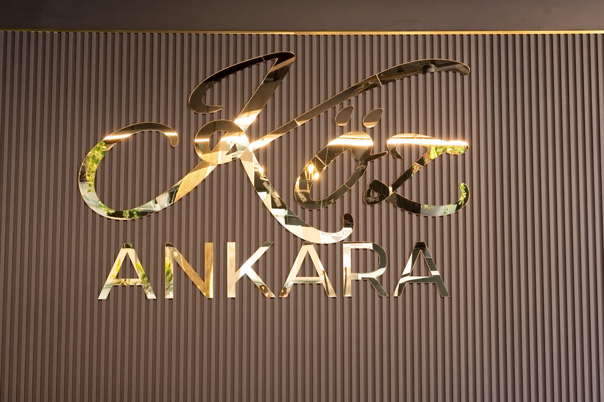 Köz Ankara gold sign